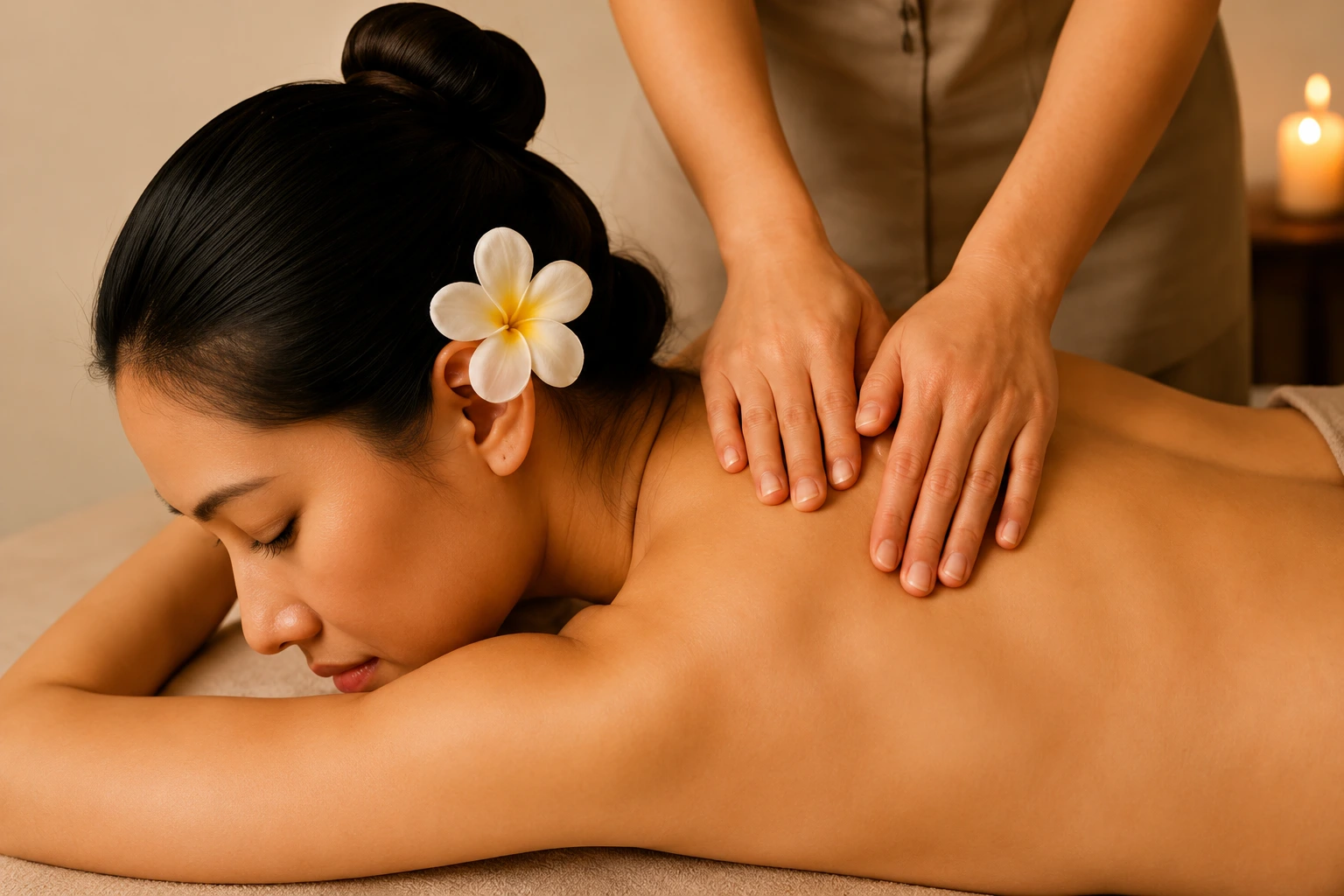 Traditionele Thaise massagebehandeling